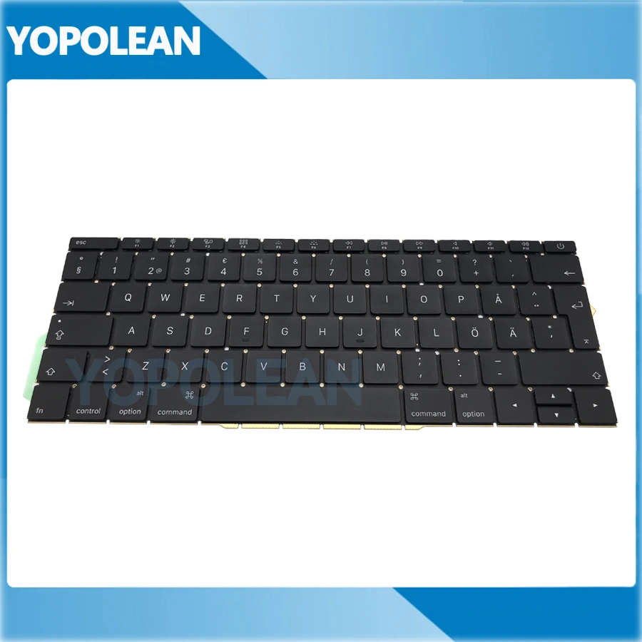 Новый оригинальный A1708 Швеция Шведский SE клавиатура на замену для Macbook Pro retina 13 "Late 2016 Mid 2017 
Новый оригинальный A1708 Швеция Шведский SE клавиатура на замену для Macbook Pro retina 13 "Late 2016 Mid 2017