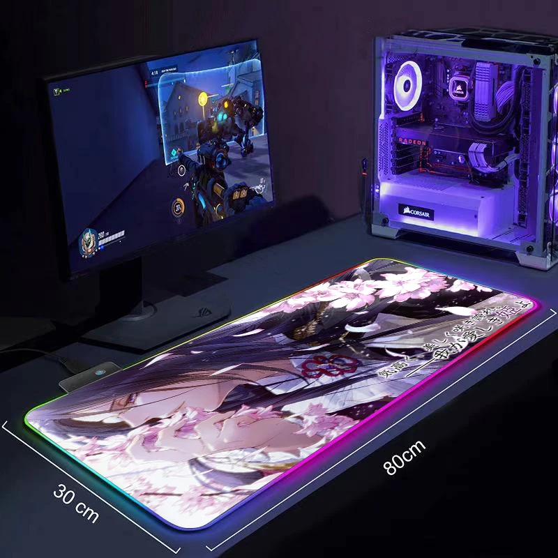 Reine des Fleurs 900X400 Mouse Pad Large Anime Mousepad RGB Computer Mouse Pad Gamer Mause Pad LED Backlit Mat Keyboard Desk Mat
Reine des Fleurs 900X400 Mouse Pad Large Anime Mousepad RGB Computer Mouse Pad Gamer Mause Pad LED Backlit Mat Keyboard Desk Mat