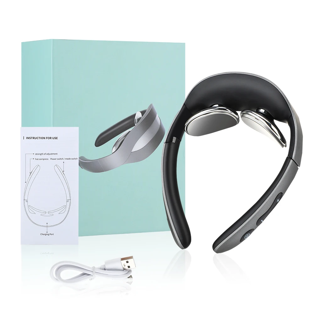 EMS Neck Massager Folding 5 Modes Cervical Pulse Heating Tool Multipurpose Beauty Health Care Cervical Relaxation Massager
EMS Neck Massager Folding 5 Modes Cervical Pulse Heating Tool Multipurpose Beauty Health Care Cervical Relaxation Massager