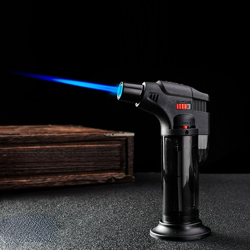 High Jet Flame Butane Gas Transparent Body Design Refillable Adjustable Butane Jet Torch Lighters BBQ Tools Flame Ignition Tool
High Jet Flame Butane Gas Transparent Body Design Refillable Adjustable Butane Jet Torch Lighters BBQ Tools Flame Ignition Tool