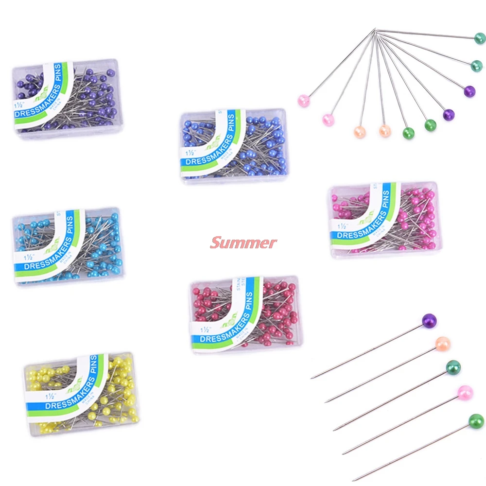 Smart Home New 100 Pcs/lot DIY Round Pearl Head Dressmaking Pins Weddings Corsage Florists Sewing Crafts Pin Accessories Tools
Smart Home New 100 Pcs/lot DIY Round Pearl Head Dressmaking Pins Weddings Corsage Florists Sewing Crafts Pin Accessories Tools