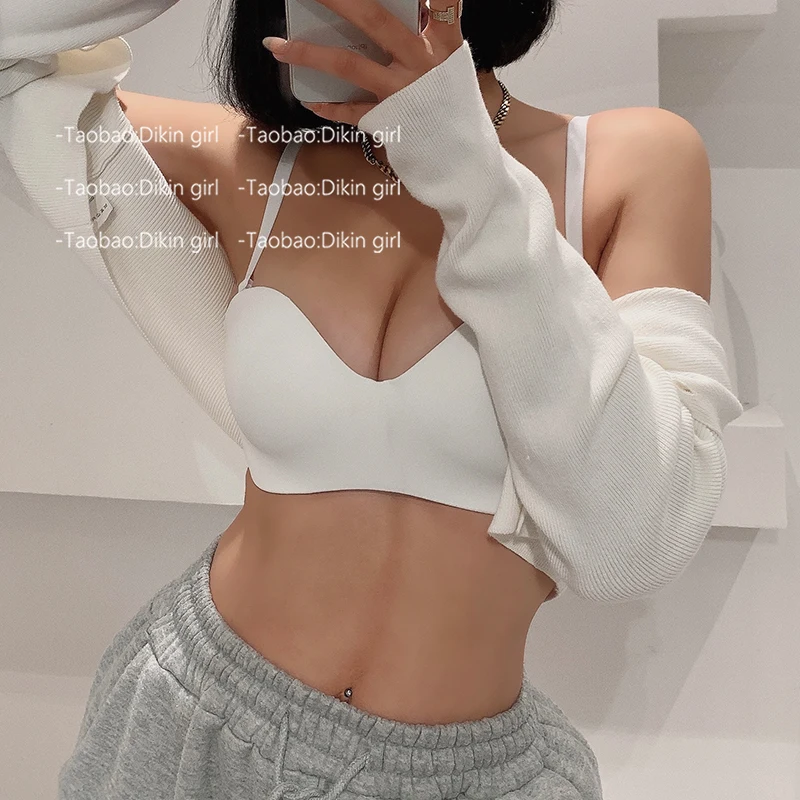 Бюстгальтер женский, тонкий, гладкий, белый, нескользящий, без стального кольца, лето 2021
Бюстгальтер женский, тонкий, гладкий, белый, нескользящий, без стального кольца, лето 2021