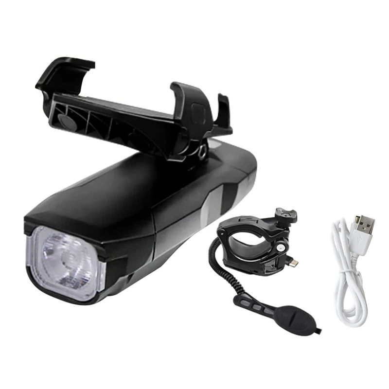 Multifunctional Bike Lights Set Lights with Phone Holder 4 in 1 Front Bike Light Bike Headlight Waterproof Adjustable
Multifunctional Bike Lights Set Lights with Phone Holder 4 in 1 Front Bike Light Bike Headlight Waterproof Adjustable