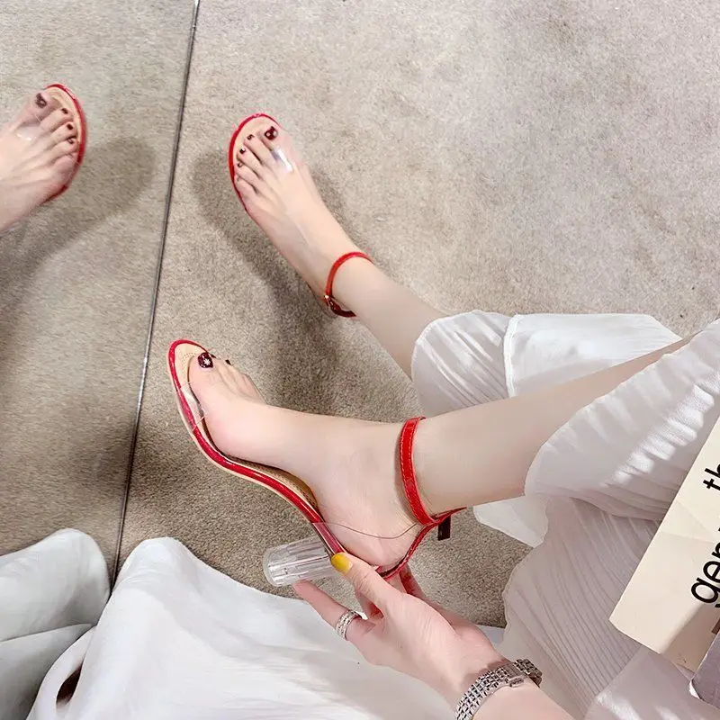 Women's Sandals 2021 Summer New Transparent Crystal Thick Heel Internet Celebrity Roman Sexy High Heels
Women's Sandals 2021 Summer New Transparent Crystal Thick Heel Internet Celebrity Roman Sexy High Heels