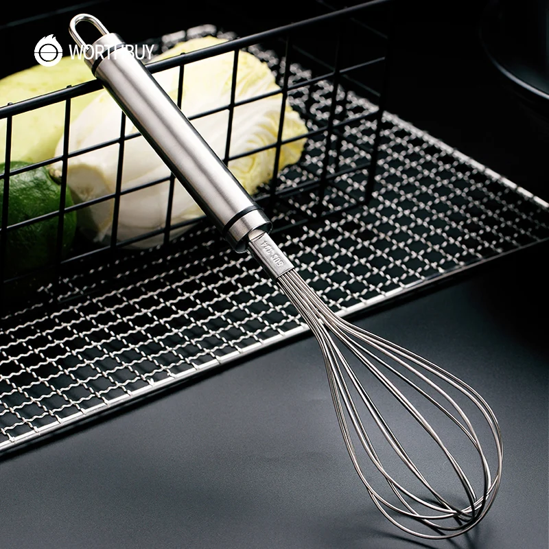 WORTHBUY Ручной венчик для взбивания яиц 18/8, венчик из нержавеющей стали, ручной миксер для выпечки, устройство для взбивания яиц, инструменты д...
WORTHBUY Ручной венчик для взбивания яиц 18/8, венчик из нержавеющей стали, ручной миксер для выпечки, устройство для взбивания яиц, инструменты д...
