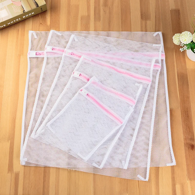 5 Size White Coarse Mesh Laundry Bags for Washing Machines Lingerie Laundry Wash Bags Modern PET+PE Polyester Laundry Bag
5 Size White Coarse Mesh Laundry Bags for Washing Machines Lingerie Laundry Wash Bags Modern PET+PE Polyester Laundry Bag