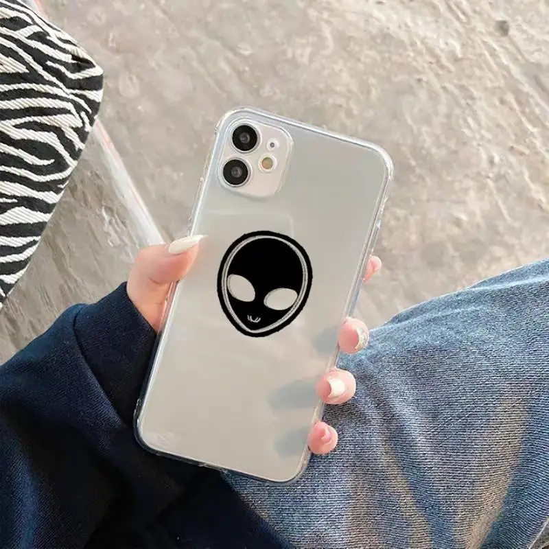 Black Alien Avatar ET Simplicity art Phone Case Transparent for iPhone 11 12 mini pro XS MAX 8 7 6 6S Plus X 5S SE 2020 XR
Black Alien Avatar ET Simplicity art Phone Case Transparent for iPhone 11 12 mini pro XS MAX 8 7 6 6S Plus X 5S SE 2020 XR
