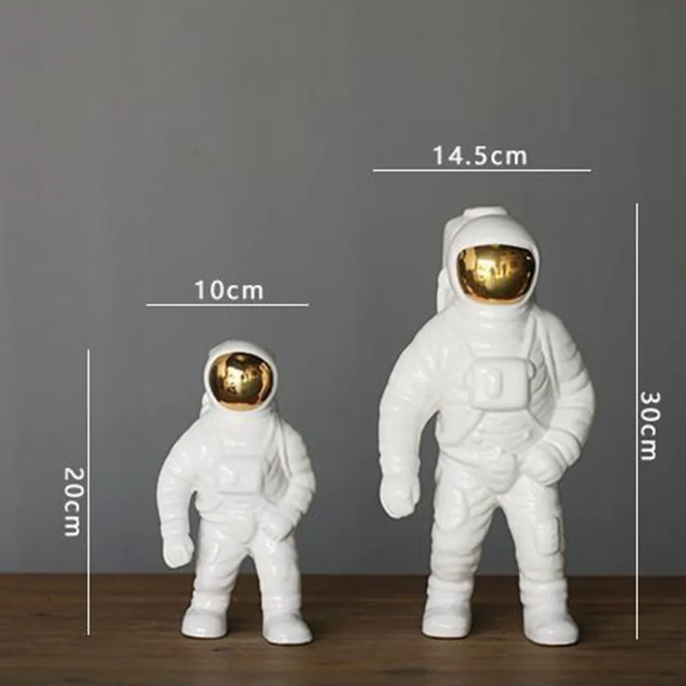 Ceramic Miniature Figurines Cosmonauts Figurines Ceramic Space Man Cosmonaut Model Figure Figurine Statue Sculpture Table Decor
Ceramic Miniature Figurines Cosmonauts Figurines Ceramic Space Man Cosmonaut Model Figure Figurine Statue Sculpture Table Decor