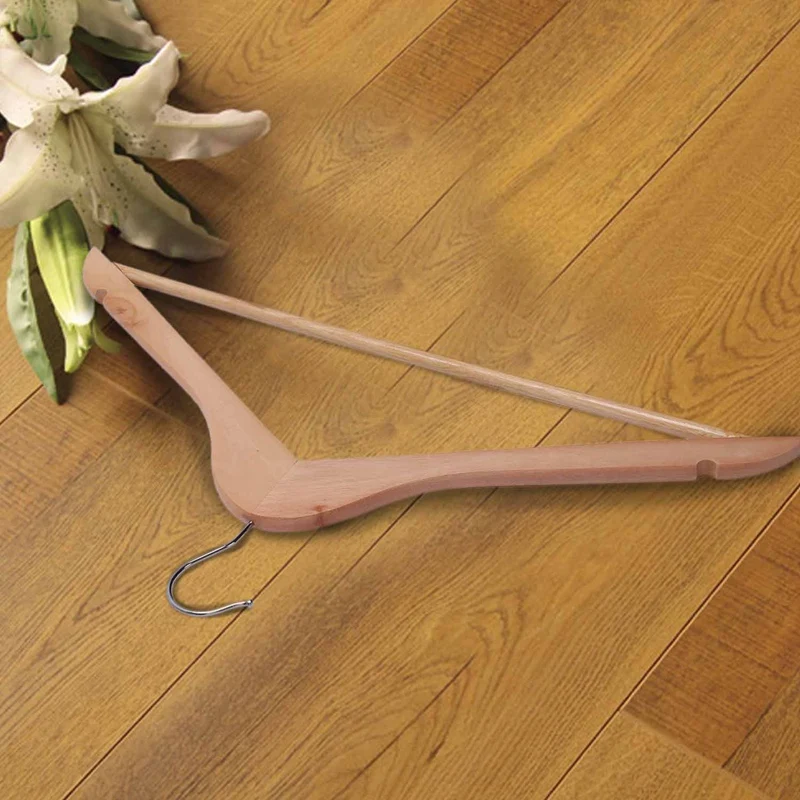 10 Pieces Solid and rotating metal hook Wooden Hangers with Notches Non-slip metal hook for clothes
10 Pieces Solid and rotating metal hook Wooden Hangers with Notches Non-slip metal hook for clothes