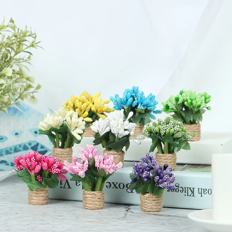 1Pc 1:12 Dollhouse Miniature Tree Potted Green Plant Flowers Simulation Potted Plant For Doll House Decor
1Pc 1:12 Dollhouse Miniature Tree Potted Green Plant Flowers Simulation Potted Plant For Doll House Decor