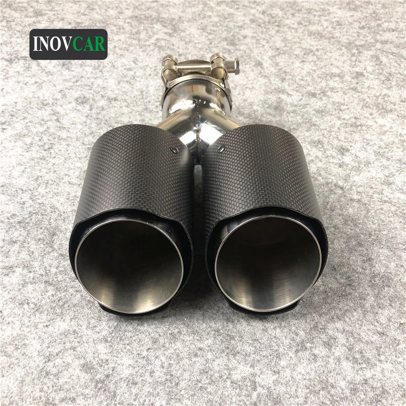 One Piece Double Matte Carbon Car Exhaust Pipes For Akrapovic Universal Muffler Exhaust System Pipes Car Accessories
One Piece Double Matte Carbon Car Exhaust Pipes For Akrapovic Universal Muffler Exhaust System Pipes Car Accessories