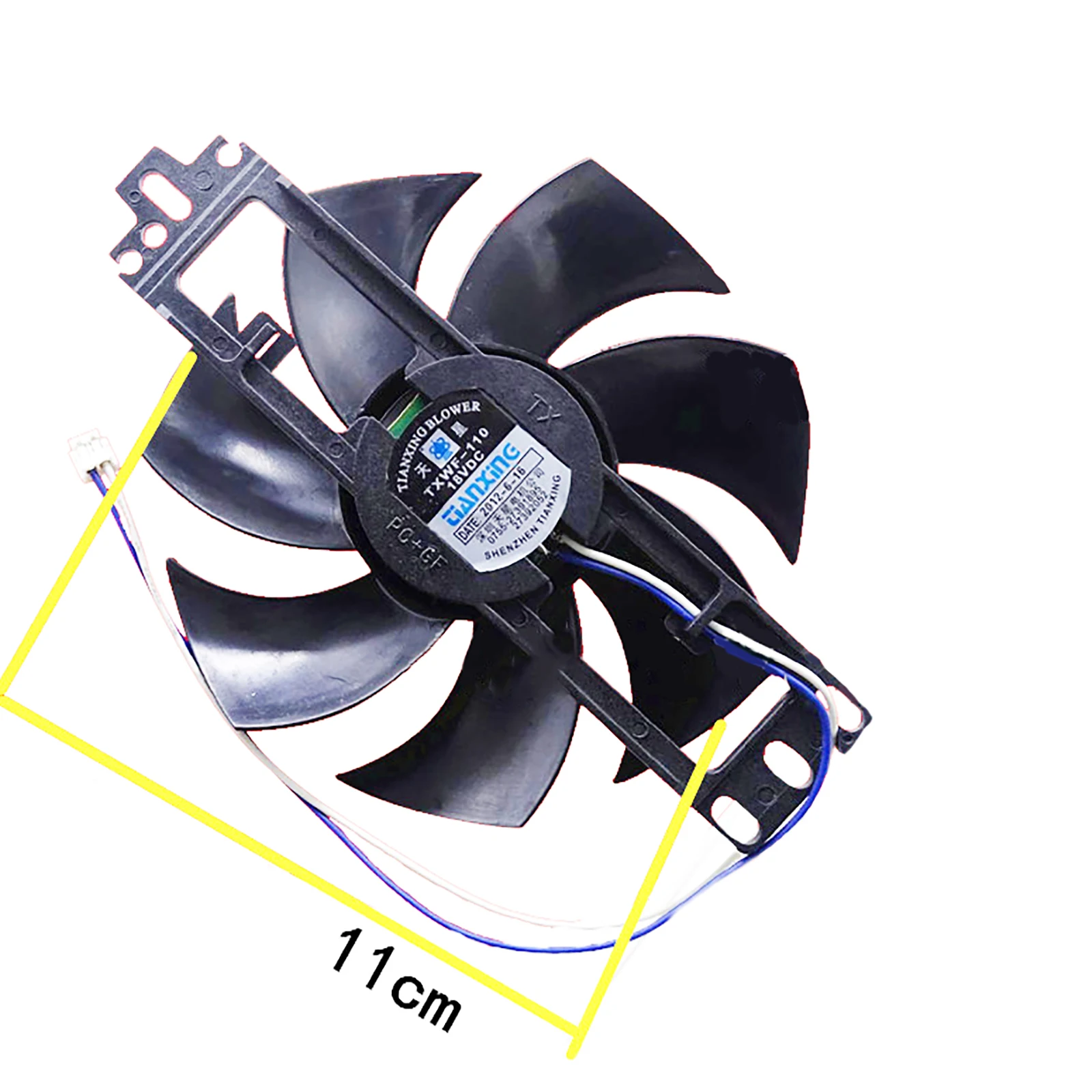 

Replacement Cooling Motor Fan For Media TXWF-110 / 116 DC 18V Brushless Fan for Induction Cooker Repair Part