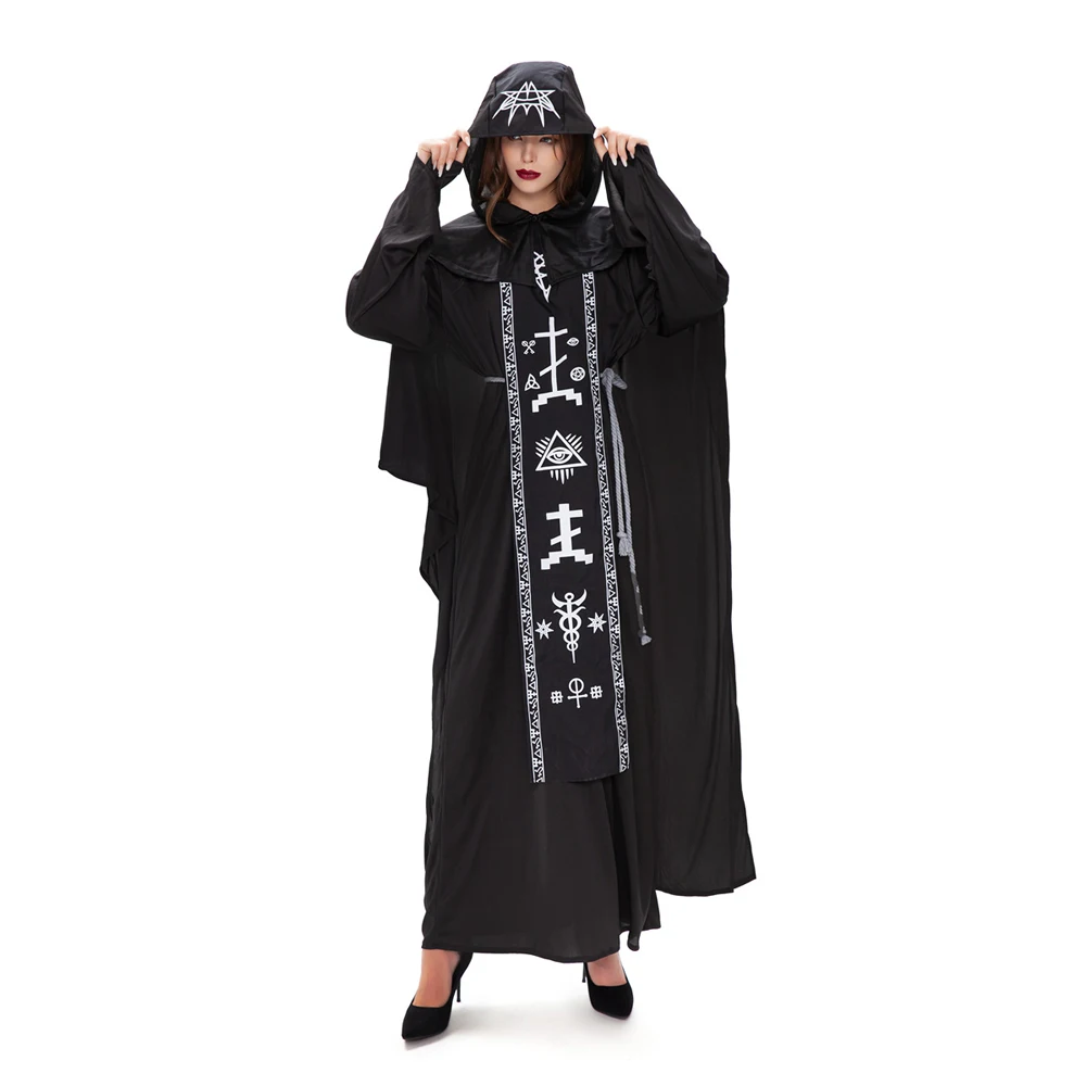Adult Wizard Robe Costume Vampire Dress Up Halloween Carnival Cosplay Medieval Vintage Cloak Robe Ancient Clothing Couple Suit
Adult Wizard Robe Costume Vampire Dress Up Halloween Carnival Cosplay Medieval Vintage Cloak Robe Ancient Clothing Couple Suit