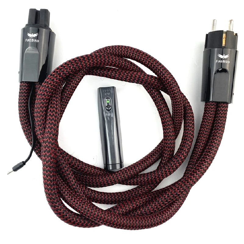FireBird High Current Low-Z / Noise-Dissipation 3-Pole AC Power Cable HiFi Audio Line US / EU Plug
FireBird High Current Low-Z / Noise-Dissipation 3-Pole AC Power Cable HiFi Audio Line US / EU Plug