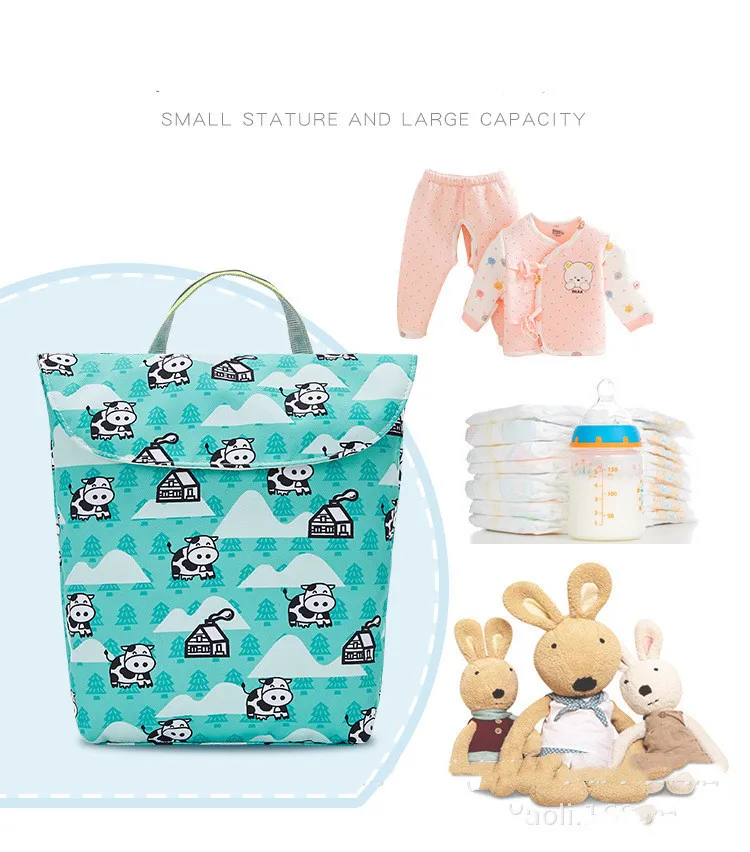 Multifunctional baby diaper storage bag waterproof and reusable fashion printing wet/dry cloth mommy travel storage bag diaper 
Multifunctional baby diaper storage bag waterproof and reusable fashion printing wet/dry cloth mommy travel storage bag diaper