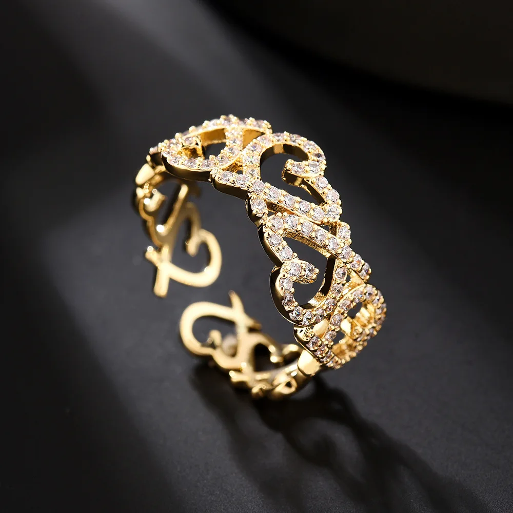 Heart-to-heart Ring Female Ins Tide Simple Temperament Love Index Finger Ring Fashion Personality Jewelry
Heart-to-heart Ring Female Ins Tide Simple Temperament Love Index Finger Ring Fashion Personality Jewelry