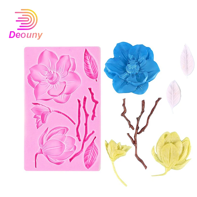DEOUNY New 8 Holes Lotus Camellia Branch Fondant Silicone Mold Chocolate Candy Pastry Soap Baking Mould Cake DIY Decoration Tool
DEOUNY New 8 Holes Lotus Camellia Branch Fondant Silicone Mold Chocolate Candy Pastry Soap Baking Mould Cake DIY Decoration Tool
