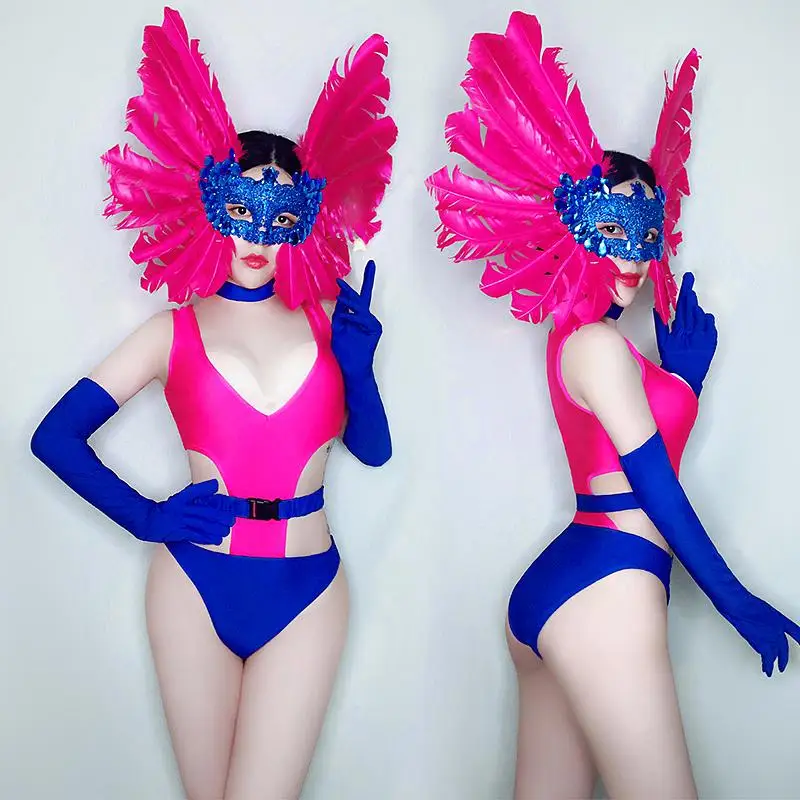 Sexy women Bodysuit Pole Dancing Jazz Dance Costumes Festival Outfit Nightclub Singer Clothes Dj Ds Dancer Stage Wear
Sexy women Bodysuit Pole Dancing Jazz Dance Costumes Festival Outfit Nightclub Singer Clothes Dj Ds Dancer Stage Wear