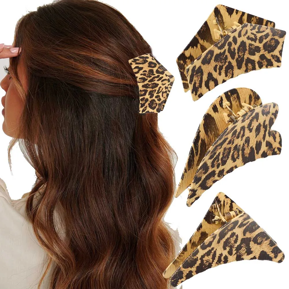 New Women Hair Claws Girls Hair Barrettes Clips Hair Scratching Hairpins Leopard Hair Clamps Ponytail Clip Hair Accessories
New Women Hair Claws Girls Hair Barrettes Clips Hair Scratching Hairpins Leopard Hair Clamps Ponytail Clip Hair Accessories