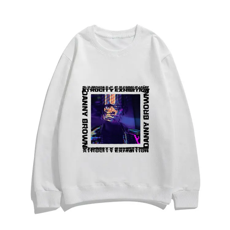 Danny Brown Sweatshirt Atrocity Exhibition Sportswear Mens Womens Hip Hop Style Tops Long Sleeve Unisex Fleece Cotton Pullover
Danny Brown Sweatshirt Atrocity Exhibition Sportswear Mens Womens Hip Hop Style Tops Long Sleeve Unisex Fleece Cotton Pullover