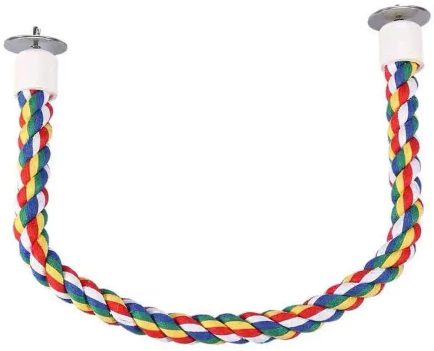 1 Piece Perch Toy Bird Spiral Rope Perch Spiral Rope Perches Cage Accessories Parakeet Stand Bar Parrot Cotton Swing Climbing
1 Piece Perch Toy Bird Spiral Rope Perch Spiral Rope Perches Cage Accessories Parakeet Stand Bar Parrot Cotton Swing Climbing