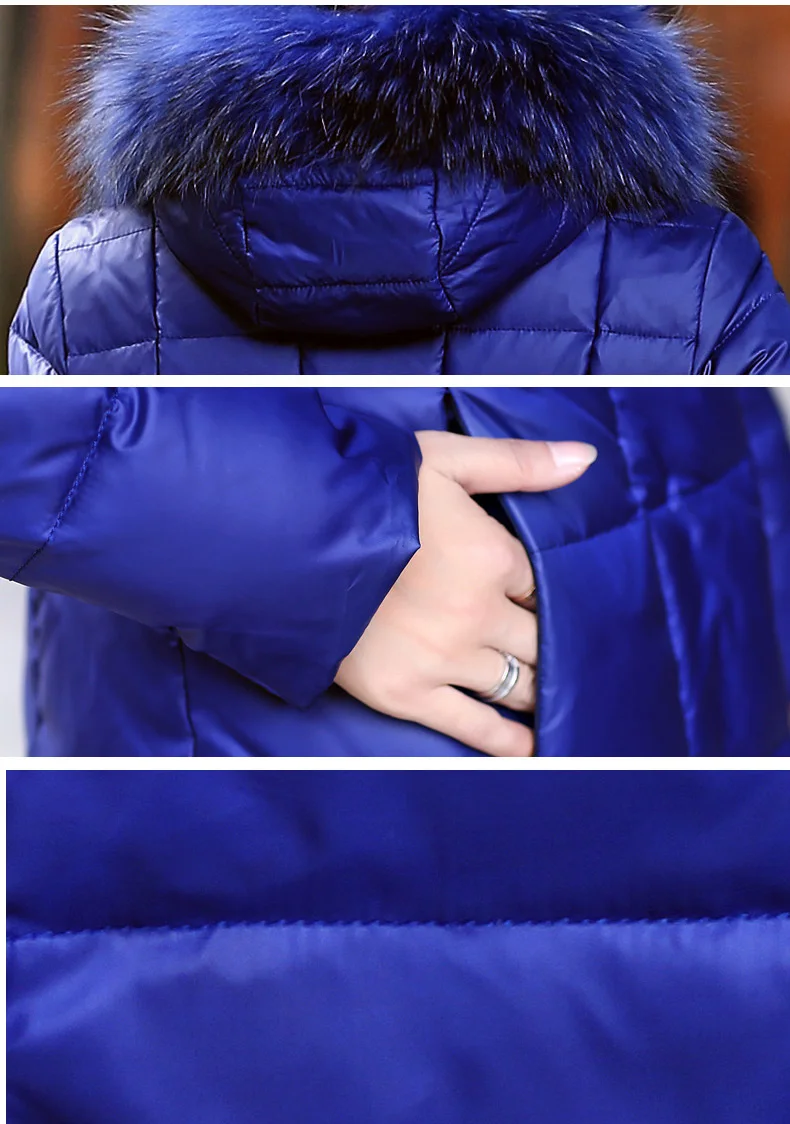 2019 Winter Women's Parker coat 90% White duck down Down Jacket Big fox fur collar Hooded Coat Female Thicken Warm Long Coat
2019 Winter Women's Parker coat 90% White duck down Down Jacket Big fox fur collar Hooded Coat Female Thicken Warm Long Coat