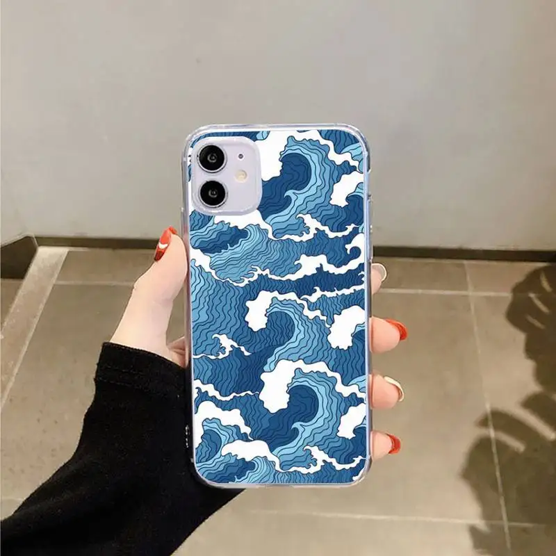 Sea wave literary painting Phone Case Transparent for iPhone 6 7 8 11 12 s mini pro X XS XR MAX Plus
Sea wave literary painting Phone Case Transparent for iPhone 6 7 8 11 12 s mini pro X XS XR MAX Plus