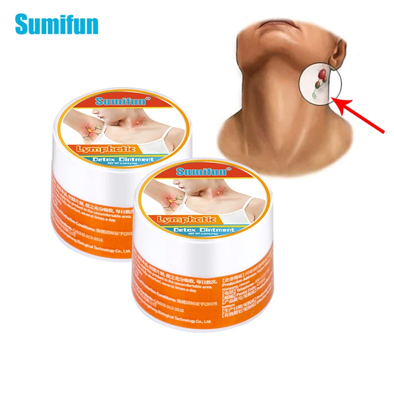 2pcs Sumifun Lymphatic Detox Ointment Hot Neck Anti-Swelling Herbs Cream Lymph Cream Medical Plaster Body Relaxation Health Care
2pcs Sumifun Lymphatic Detox Ointment Hot Neck Anti-Swelling Herbs Cream Lymph Cream Medical Plaster Body Relaxation Health Care