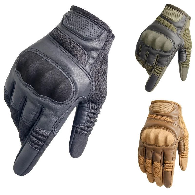 Touch Screen Gloves Tactical Rubber Hard Knuckle Full Finger Gloves Men Military Paintball Airsoft Bicycle Hiking Leather Gloves
Touch Screen Gloves Tactical Rubber Hard Knuckle Full Finger Gloves Men Military Paintball Airsoft Bicycle Hiking Leather Gloves