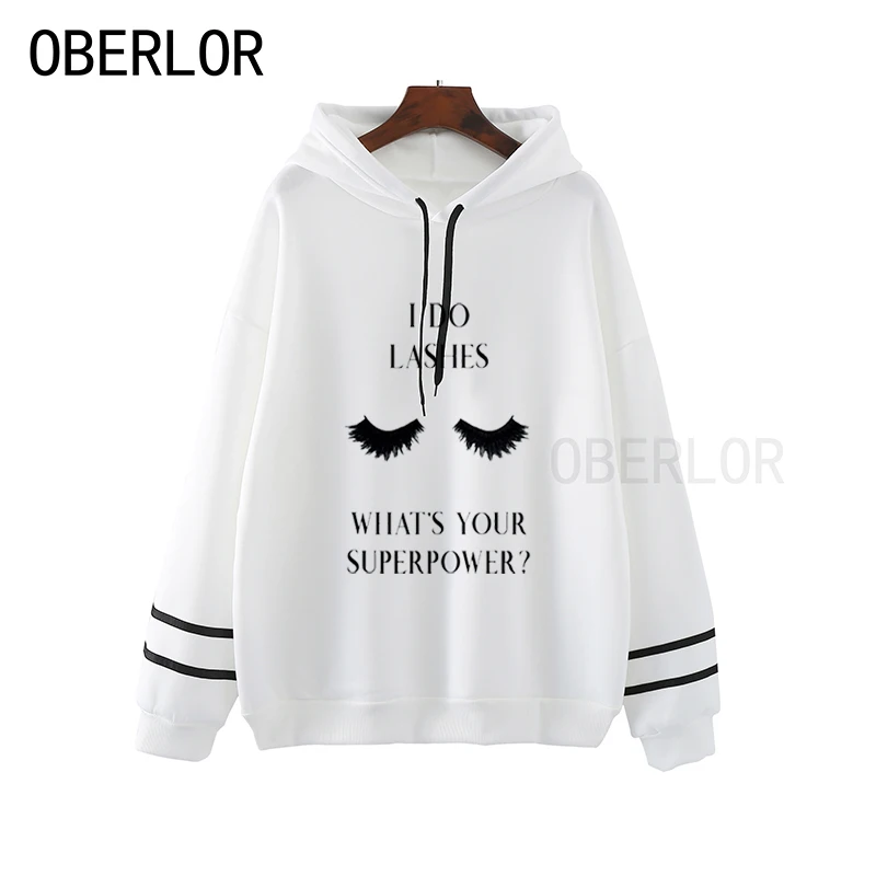 Женская толстовка с длинным рукавом, круглым вырезом и принтом «I DO LASHES»
Женская толстовка с длинным рукавом, круглым вырезом и принтом «I DO LASHES»