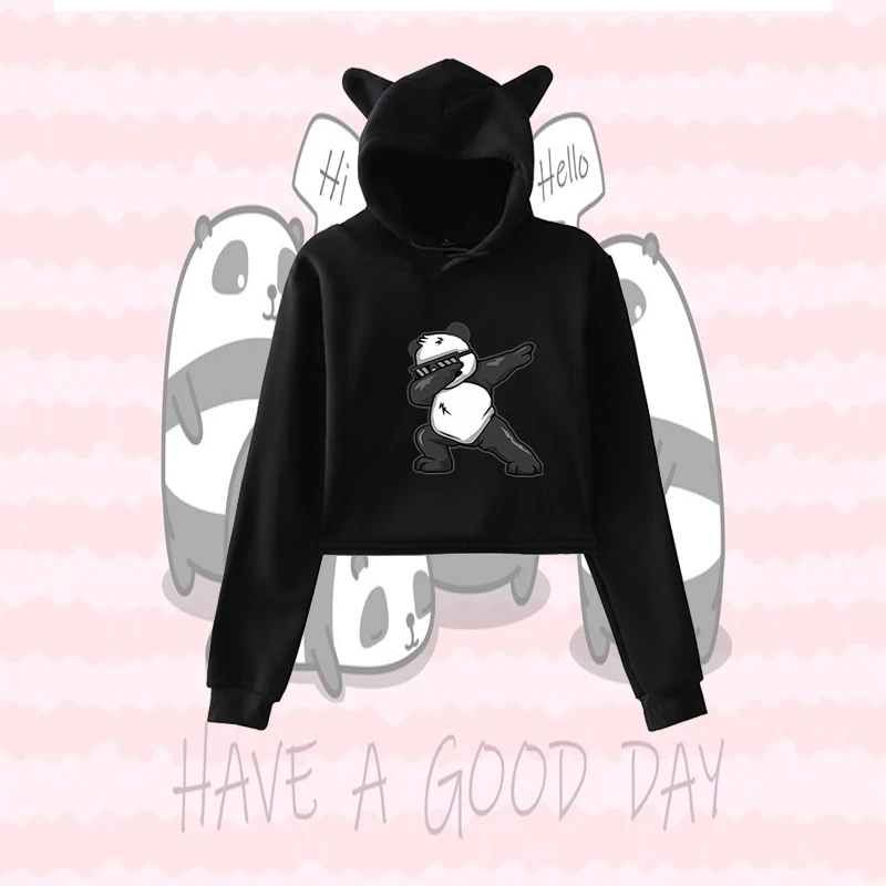 Panda Cute Sweatshirts Women Cat Ear Hoodie Women Autumn Clothes Hood Hoodies Ladies Long Sleeve Casual Hooded Pullovers Tops
Panda Cute Sweatshirts Women Cat Ear Hoodie Women Autumn Clothes Hood Hoodies Ladies Long Sleeve Casual Hooded Pullovers Tops