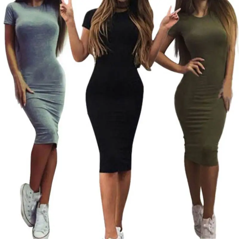 Summer Tunic Pencil Dresses Women Knee-Length Skinny Office Dress Short Sleeve Bandage Slim Bodycon Beach Dress Vestidos Robes
Summer Tunic Pencil Dresses Women Knee-Length Skinny Office Dress Short Sleeve Bandage Slim Bodycon Beach Dress Vestidos Robes