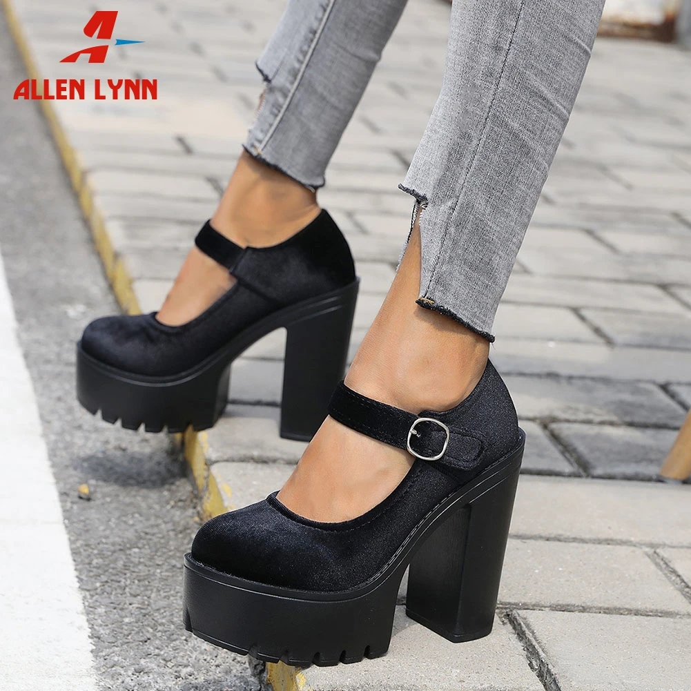 Autumn Spring 2021 Brand New Fashion Female Pumps Platform Thick High Heeled Buckle Pumps Women Concise Elegant Ladies Shoes
Autumn Spring 2021 Brand New Fashion Female Pumps Platform Thick High Heeled Buckle Pumps Women Concise Elegant Ladies Shoes