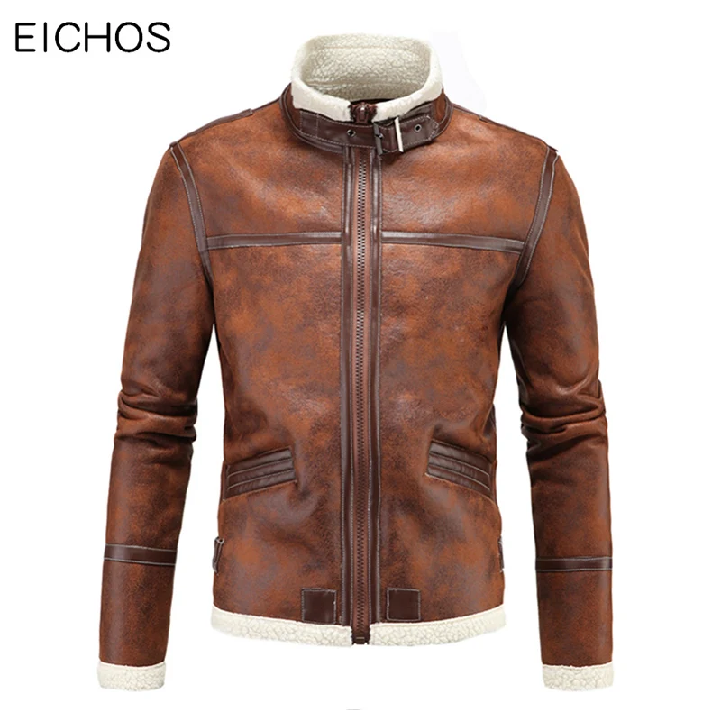 New Winter Mens Faux Suede Jacket Thick Stand Collar Fur One Leather Biker Jacket Men Slim Fit Casual Velvet Warm Fur Coat Men
New Winter Mens Faux Suede Jacket Thick Stand Collar Fur One Leather Biker Jacket Men Slim Fit Casual Velvet Warm Fur Coat Men