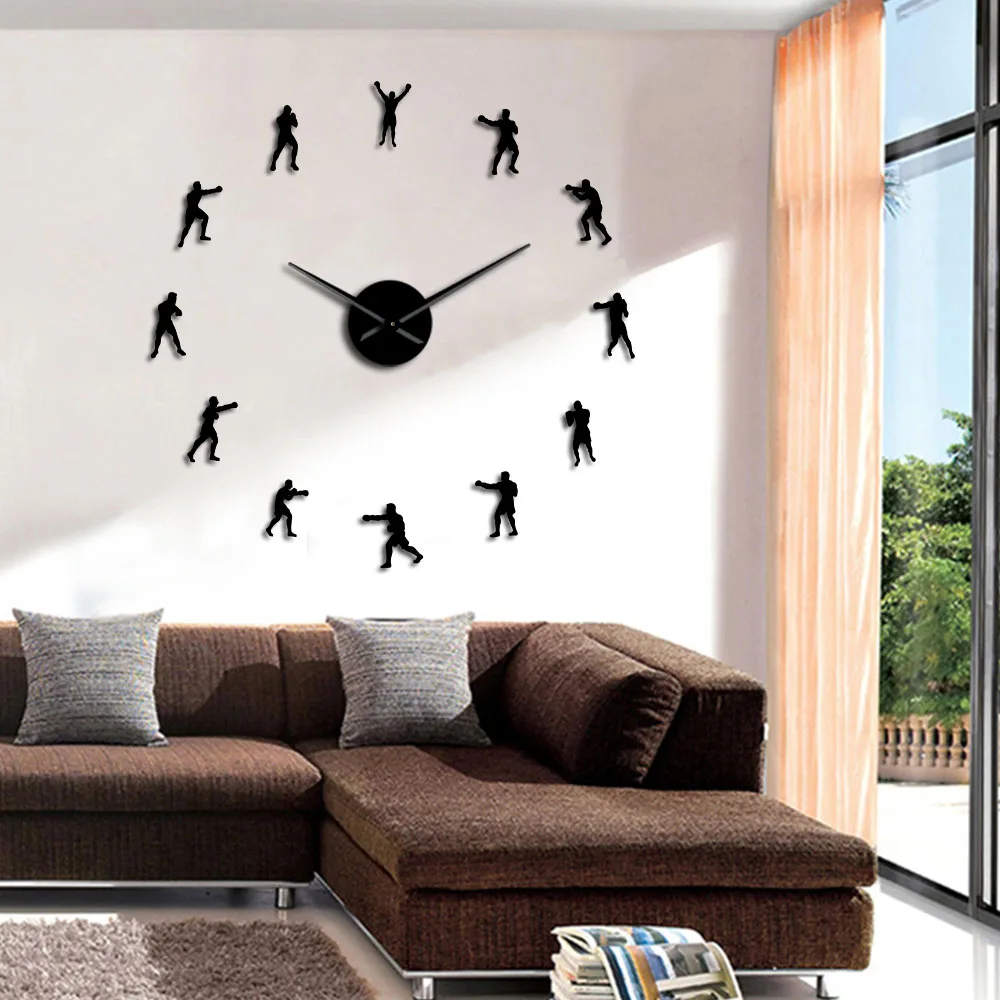 Boxing Fighting Game DIY Wall Clock Sport Martial Wall Art Living Room Decor Hanging Wall Watch Frameless Modern Quartz Clock
Boxing Fighting Game DIY Wall Clock Sport Martial Wall Art Living Room Decor Hanging Wall Watch Frameless Modern Quartz Clock