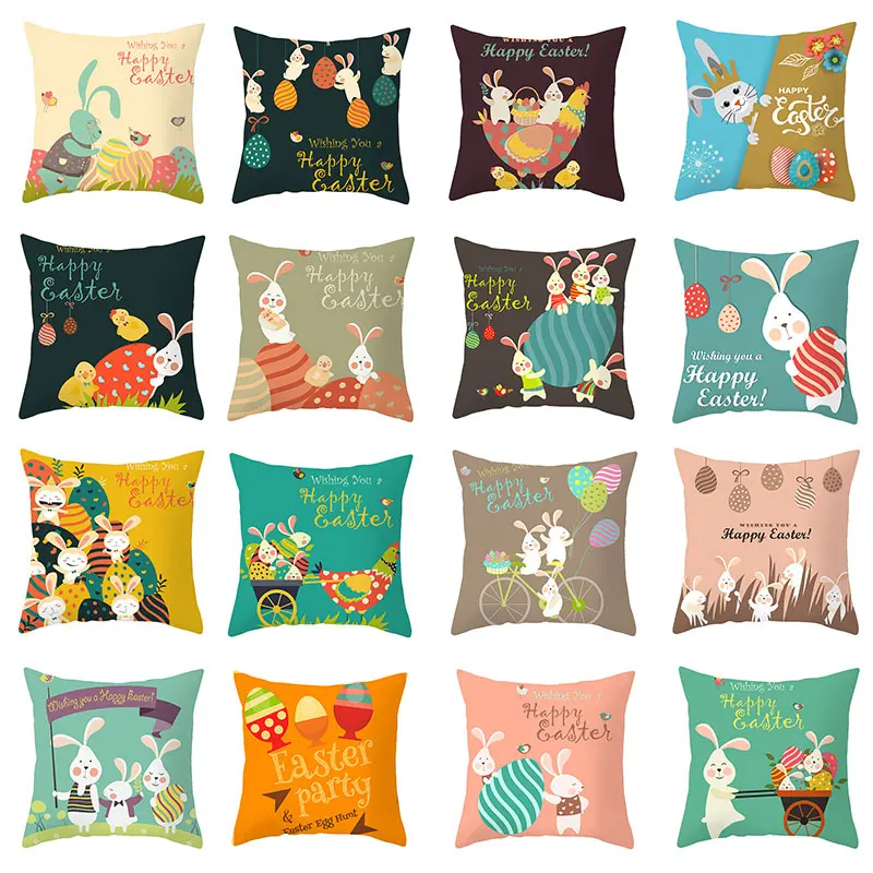 Easter Pillowcase Bunny Decorative Cushion Cover For Sofa Microfiber White Throw Pillows Cover Home Party Decor Supplies 45*45cm
Easter Pillowcase Bunny Decorative Cushion Cover For Sofa Microfiber White Throw Pillows Cover Home Party Decor Supplies 45*45cm