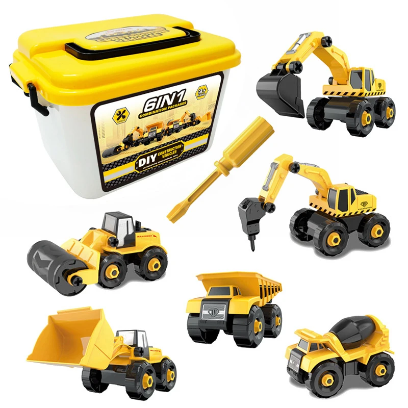 Simulated Engineering Car Model Assembled Blocks Excavator Mixer Earth Drills Modular Block Truck Barreled Toys for Children
Simulated Engineering Car Model Assembled Blocks Excavator Mixer Earth Drills Modular Block Truck Barreled Toys for Children