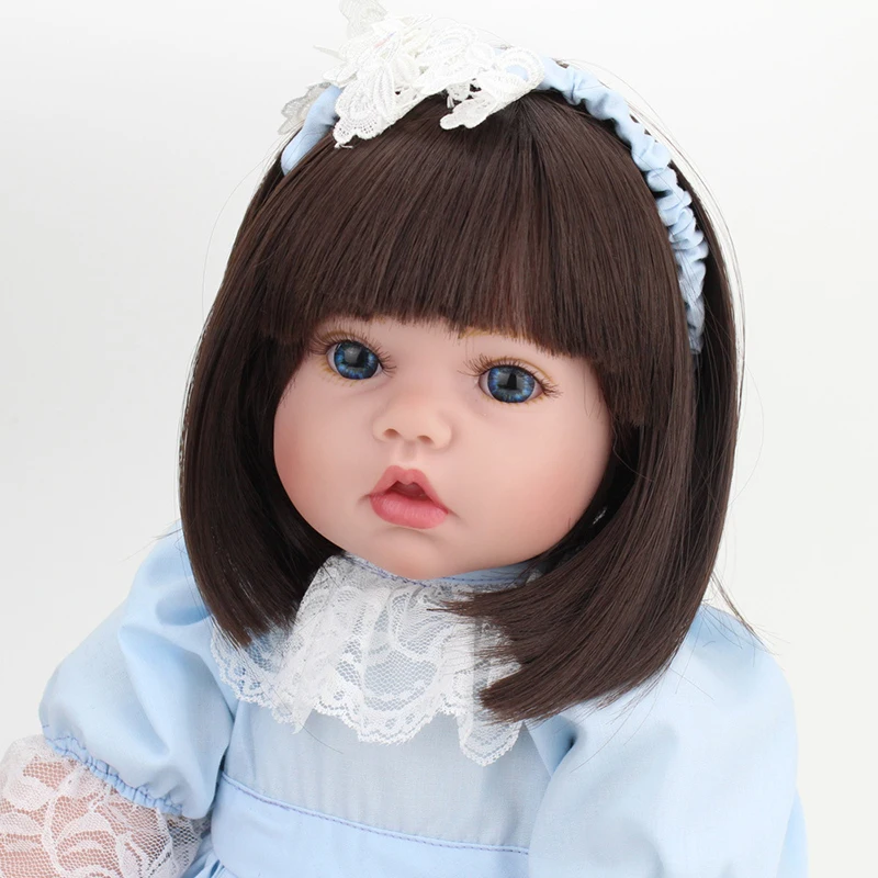 50CM Bebe Doll Reborn Toddler Girl Doll Silicone Soft Real Touch Princess Doll Children Best Playmates Birthday Christmas Gift
50CM Bebe Doll Reborn Toddler Girl Doll Silicone Soft Real Touch Princess Doll Children Best Playmates Birthday Christmas Gift