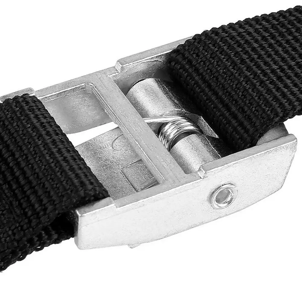 Black Tie Down Strap Strong Ratchet Belt Luggage Strap Bag Cargo Lashing With Metal Buckle For Motorcycle Bike Outdoor
Black Tie Down Strap Strong Ratchet Belt Luggage Strap Bag Cargo Lashing With Metal Buckle For Motorcycle Bike Outdoor