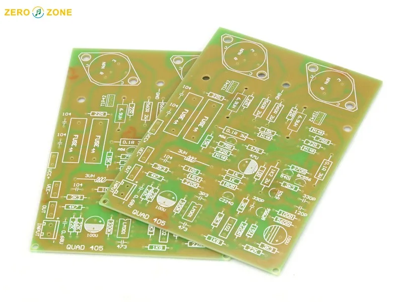 

Re-engraving Guodu QUAD405 gold seal power amplifier board PCB AMP amplifier board PCB empty board (1 pair)