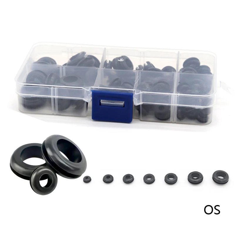 88pcs O Ring Rubber Grommet Seal Assortment Set Electrical Wire Protect ket Hydraulic Water Tight Black With Box Cable Plug Hose
88pcs O Ring Rubber Grommet Seal Assortment Set Electrical Wire Protect ket Hydraulic Water Tight Black With Box Cable Plug Hose
