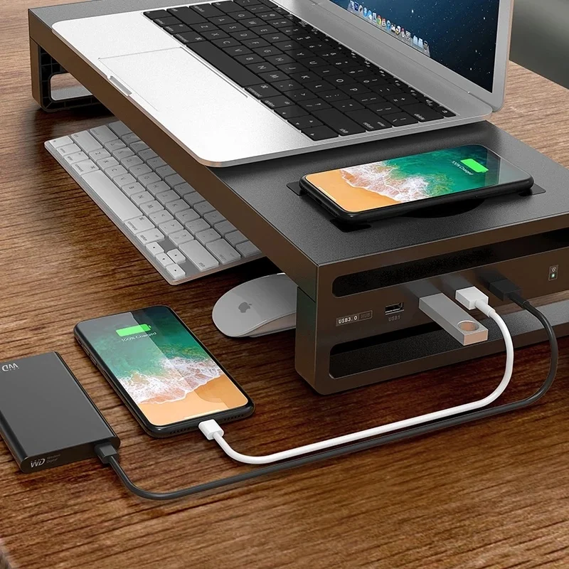 Подставка для беспроводного зарядного устройства USB 3,0, кронштейн для зарядного устройства из алюминиевого сплава для ноутбука с 4 портами
Подставка для беспроводного зарядного устройства USB 3,0, кронштейн для зарядного устройства из алюминиевого сплава для ноутбука с 4 портами
