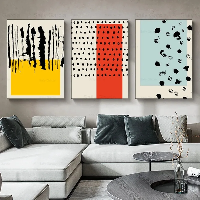 Black Dot Abstract Poster Wallpaper Colorful Canvas Painting Graffiti Picture Craft Print for Home Living Room Decoration
Black Dot Abstract Poster Wallpaper Colorful Canvas Painting Graffiti Picture Craft Print for Home Living Room Decoration