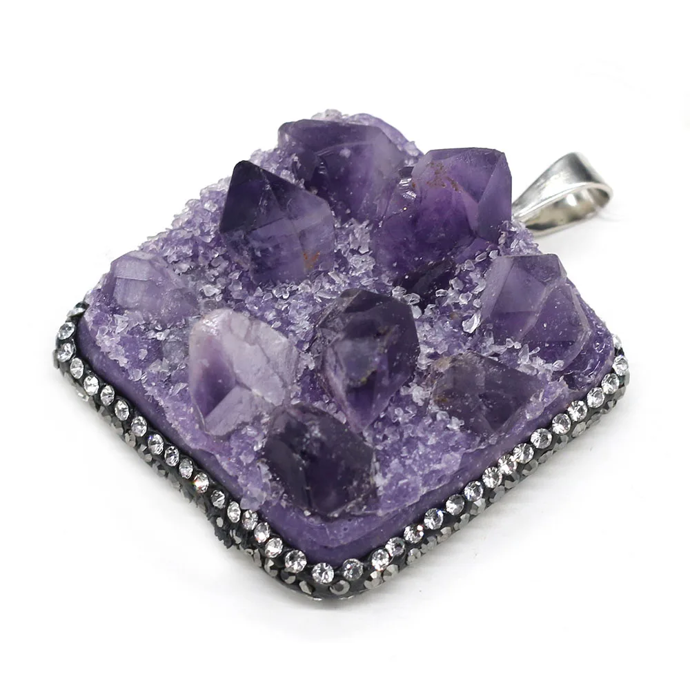 Square Embryo Set Drill Pendant Charms For DIY Necklace Handiwork Sewing Craft Jewelry Accessory Making
Square Embryo Set Drill Pendant Charms For DIY Necklace Handiwork Sewing Craft Jewelry Accessory Making