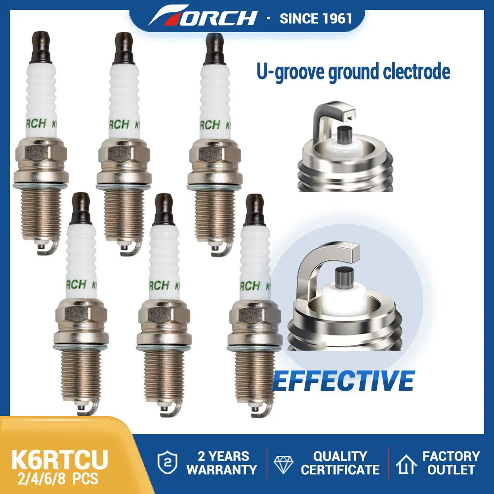 Ignition System Candles Torch K6RTCU Spark Plug for KIA for NISSAN for TOYOTA for VOLVO for DONGFENG 2-8PCS for BMW for FAW
Ignition System Candles Torch K6RTCU Spark Plug for KIA for NISSAN for TOYOTA for VOLVO for DONGFENG 2-8PCS for BMW for FAW