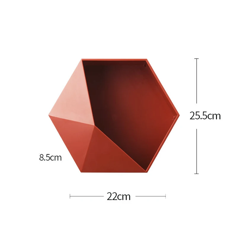 Creative Storage Rack Geometric Hexagon Free Perforated Shelf Home Living Room Bedroom Wall Decoration Container
Creative Storage Rack Geometric Hexagon Free Perforated Shelf Home Living Room Bedroom Wall Decoration Container