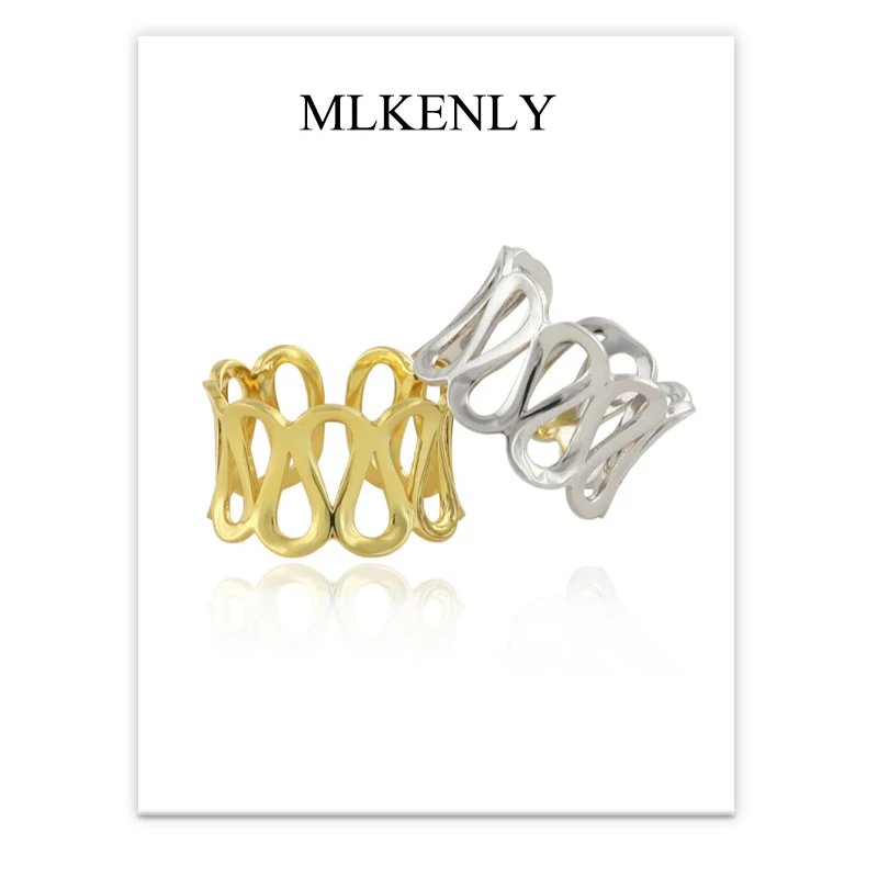 MLKENLY 925 Серебряное кольцо женское корейское модное простое серебряное кольцо с широким лицом и волнистым отверстием Серебряное кольцо высо...
MLKENLY 925 Серебряное кольцо женское корейское модное простое серебряное кольцо с широким лицом и волнистым отверстием Серебряное кольцо высо...