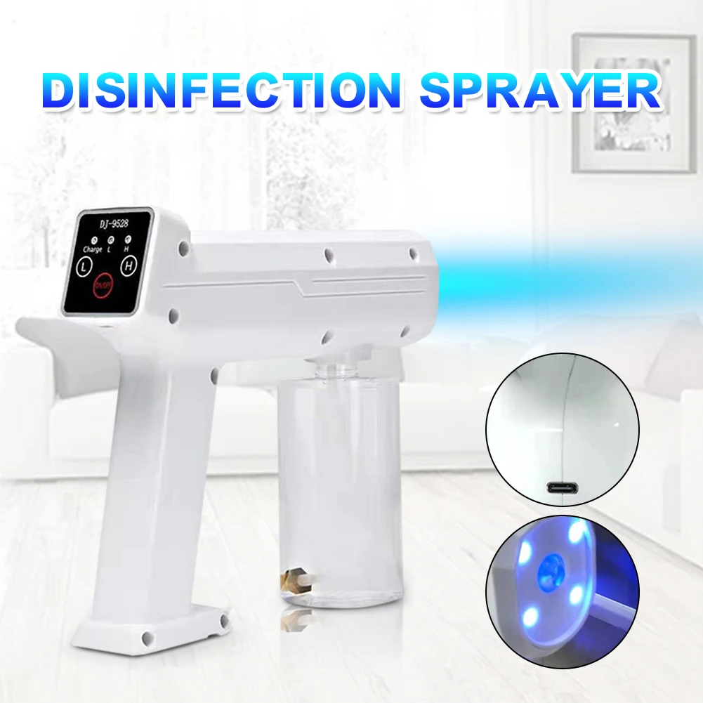 Touch Screen Style Handheld Atomizer Effective Electric Sprayer Wireless Rechargeable Nano Disinfection Spray Gun Garden Sprayer
Touch Screen Style Handheld Atomizer Effective Electric Sprayer Wireless Rechargeable Nano Disinfection Spray Gun Garden Sprayer