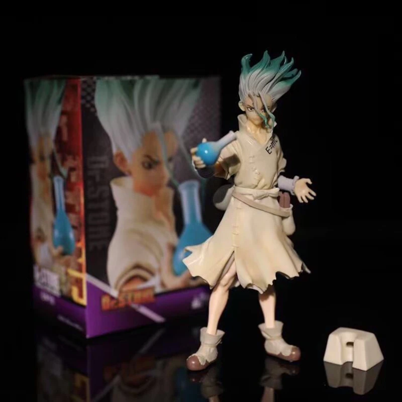 20cm Anime Dr. Stone Senku Ishigami FIGURE of STONE WORLD Kingdom of Science Senkuu Anime Action Figure Collection PVC Model
20cm Anime Dr. Stone Senku Ishigami FIGURE of STONE WORLD Kingdom of Science Senkuu Anime Action Figure Collection PVC Model