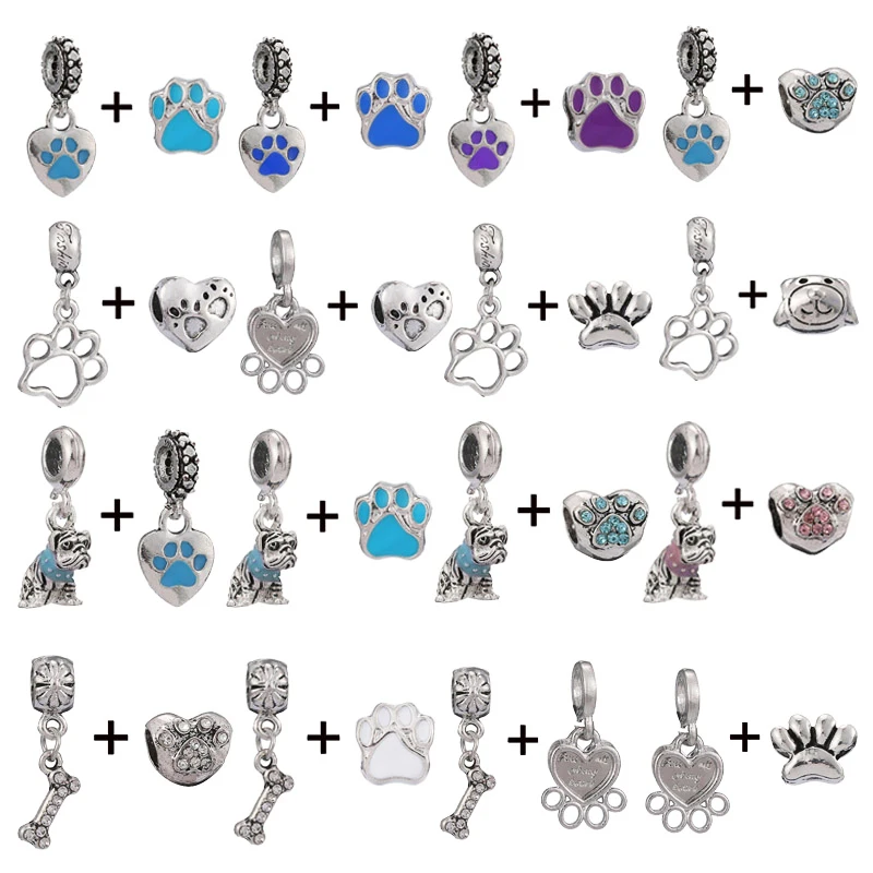 2 шт./лот посеребренный милый собака и собака Pawprint Очаровательные Подвески DIY картонный стиль очаровательный браслет для женщин ювелирные и...
2 шт./лот посеребренный милый собака и собака Pawprint Очаровательные Подвески DIY картонный стиль очаровательный браслет для женщин ювелирные и...